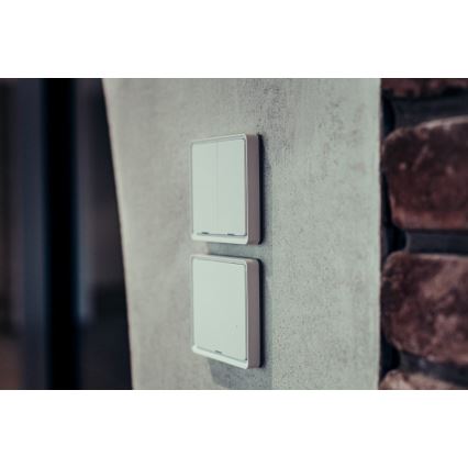 Immax NEO 07507L - Kytkin 2-painikkeinen SMART 1xCR2430 Zigbee 3.0 Tuya