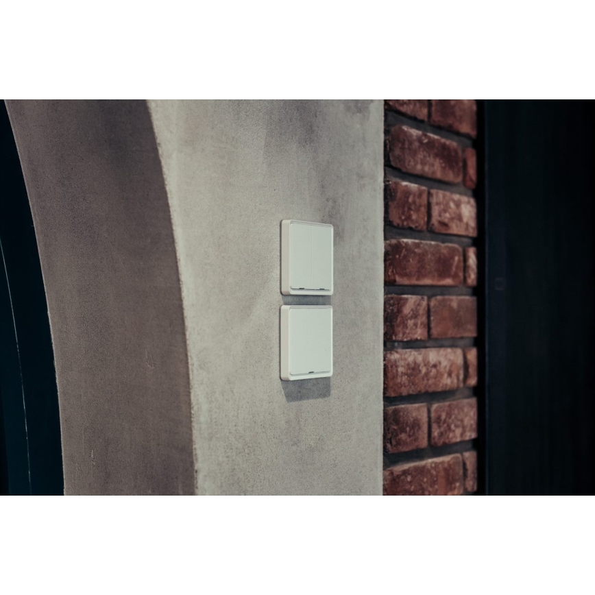 Immax NEO 07507L - Kytkin 2-painikkeinen SMART 1xCR2430 Zigbee 3.0 Tuya