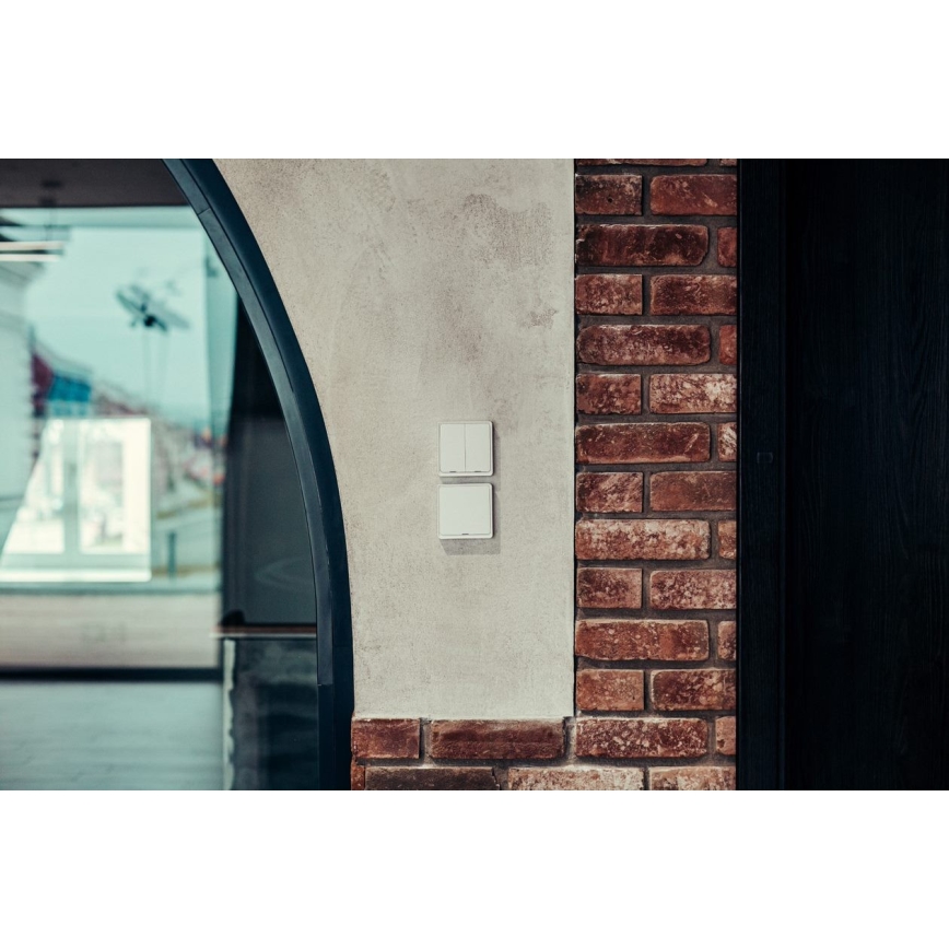 Immax NEO 07507L - Kytkin 2-painikkeinen SMART 1xCR2430 Zigbee 3.0 Tuya