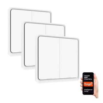 Immax NEO 07513C - SETTI 3x 2-painikkeinen katkaisin SMART 230V Wi-Fi Tuya