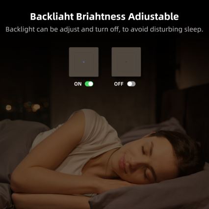 Immax NEO 07538L - 1-painikkeinen SMART-kytkin 230 V, Wi‑Fi (Tuya)