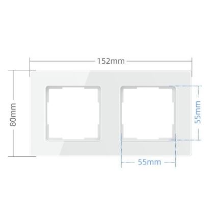 Immax NEO 07541L - Kehys kytkimille, pistorasioille ja termostaateille 2Z