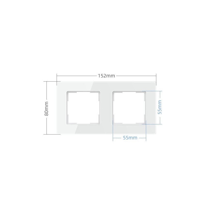 Immax NEO 07541L - Kehys kytkimille, pistorasioille ja termostaateille 2Z
