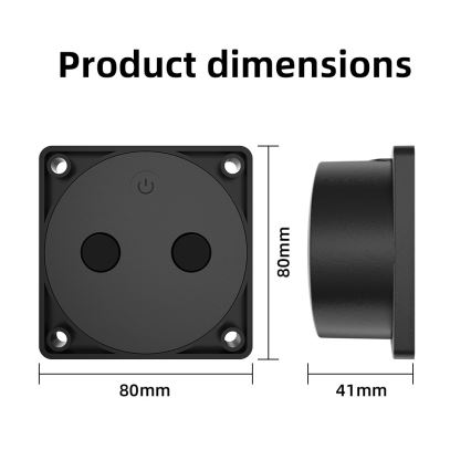 Immax NEO 07543L - Ultraääninen nestetason anturi, 5 m Wi-Fi Tuya