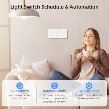 Immax NEO 07549L - 1-painikkeinen älykytkin 230 V