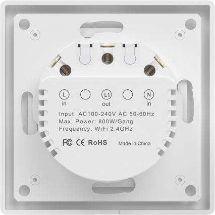 Immax NEO 07549L - 1-painikkeinen älykytkin 230 V