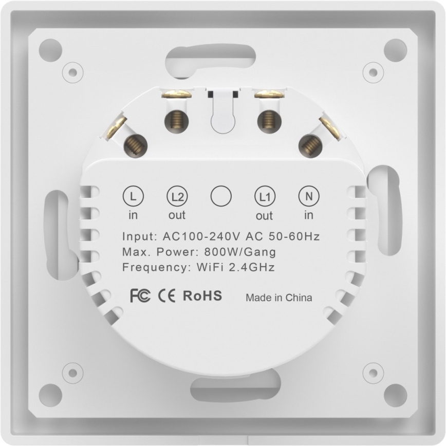 Immax NEO 07550L - 2-painikkeinen älykytkin 230V
