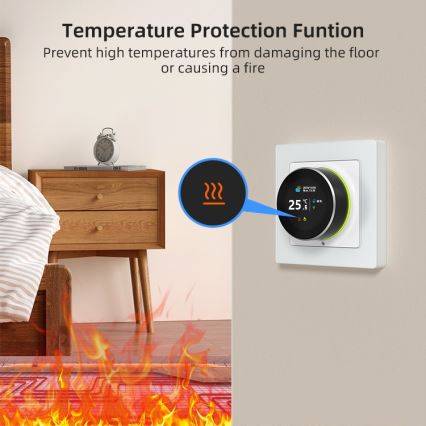 Immax NEO 07555L - SMART-termostaatti sähköiseen lattialämmitykseen 230V/16A