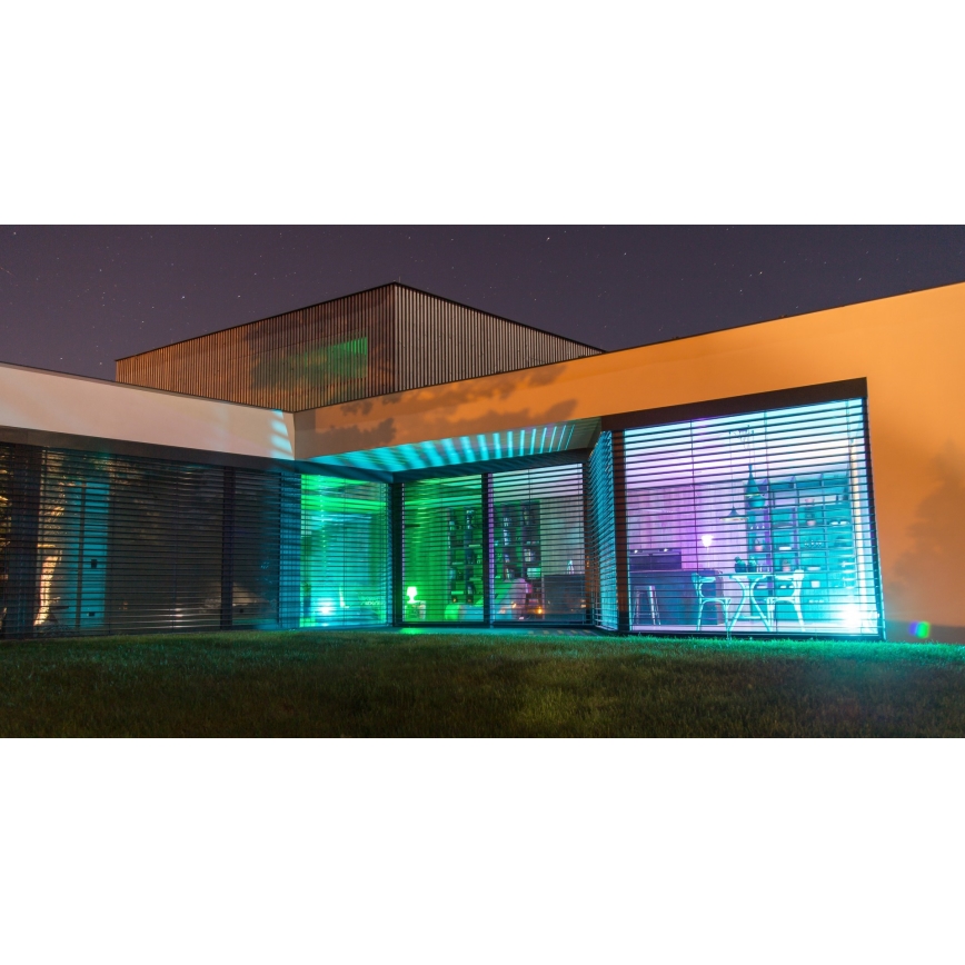 Immax NEO 07712CDO - SARJA 3x himmennettävä LED RGB+CCT lamppu E27/9W/230V Wi-Fi Tuya + kaukosäädin