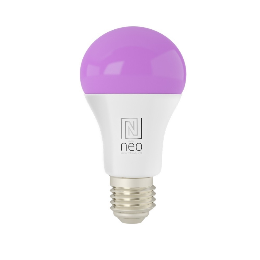 Immax NEO 07712L - LED RGB+CCT Himmennettävä lamppu NEO LITE Smart E27/9W/230V Wi-Fi Tuya 2200 - 6500K