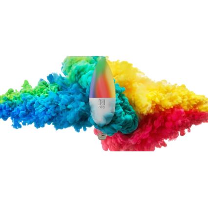 Immax NEO 07716C - SETTI 3x LED RGB+CCT Himmennettävä lamppu E14/5,5W/230V Wi-Fi Tuya 2700K