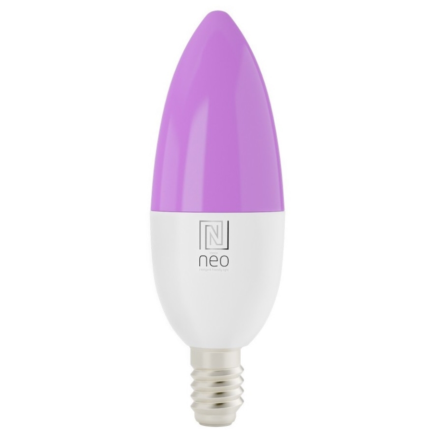 Immax NEO 07716CDO - SETTI 3x LED RGB+CCT Himmennettävä lamppu E14/6W/230V Wi-Fi Tuya + kauko-ohjaus