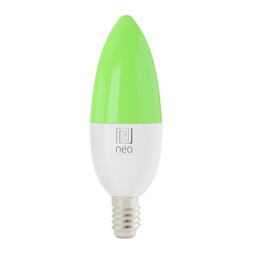 Immax NEO 07716L - LED RGB+CCT Himmennettävä lamppu E14/5,5W/230V 2700K Wi-Fi Tuya