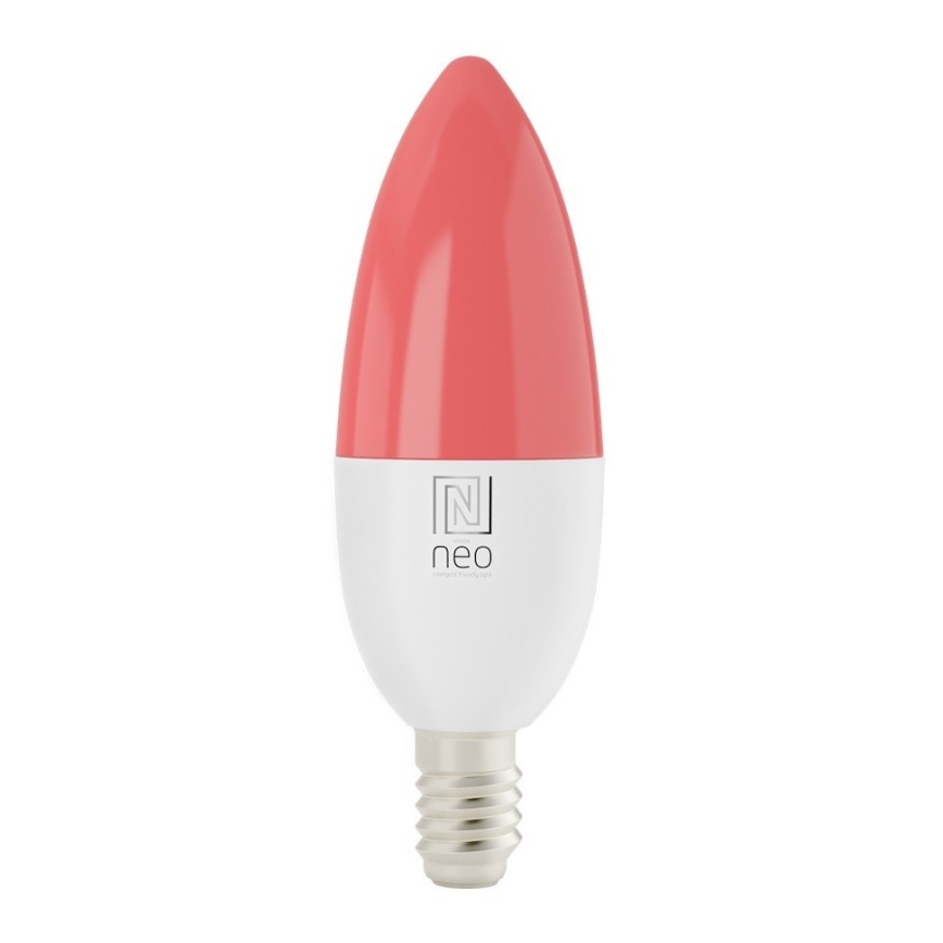 Immax NEO 07716L - LED RGB+CCT Himmennettävä lamppu E14/5,5W/230V 2700K Wi-Fi Tuya