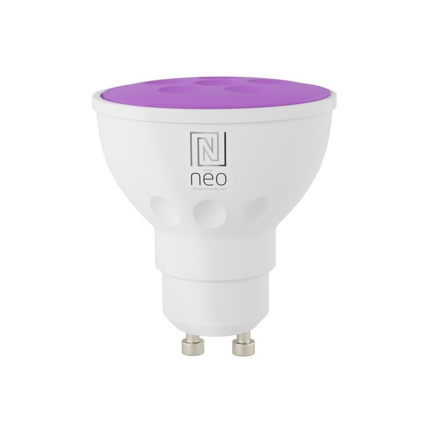 Immax NEO 07724C - SETTI 3x LED RGB+CCT Himmennettävä lamppu GU10/4,8W/230V 2700K Wi-Fi Tuya