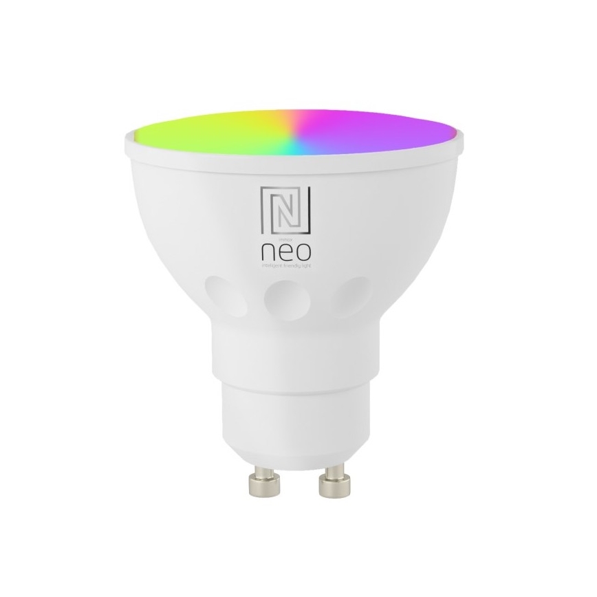 Immax NEO 07724CDO - 3 kpl setti himmennettäviä LED RGB+CCT GU10-lamppuja 4,8W/230V 2700-6500K Wi-Fi Tuya + kaukosäädin