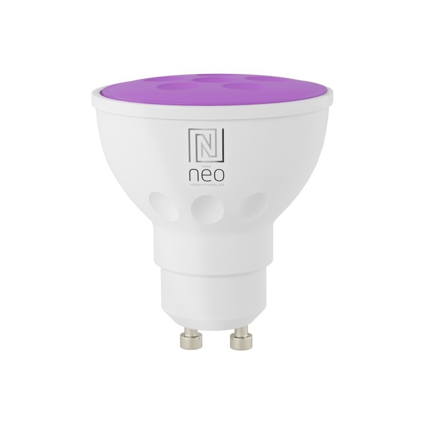 Immax NEO 07724CDO - 3 kpl setti himmennettäviä LED RGB+CCT GU10-lamppuja 4,8W/230V 2700-6500K Wi-Fi Tuya + kaukosäädin