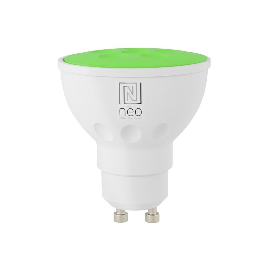 Immax NEO 07724L - LED RGB+CCT Himmennettävä lamppu GU10/4,8W/230V 2700K Wi-Fi Tuya
