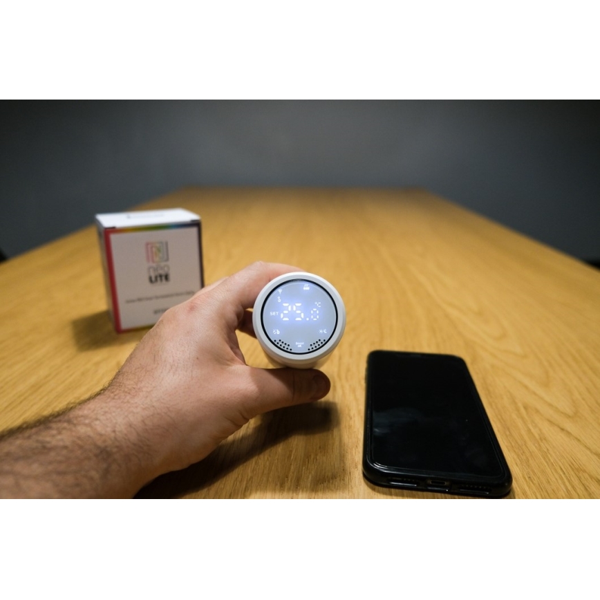 Immax NEO 07732C-SET 4x termostaattipää + BRIDGE PRO v3 2xAA/3V Wi-Fi Tuya