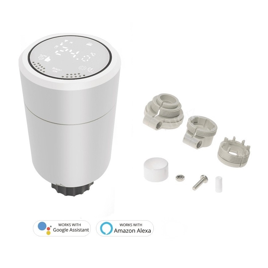 Immax NEO 07732L - Termostaattinen pää 2xAA/3V Tuya