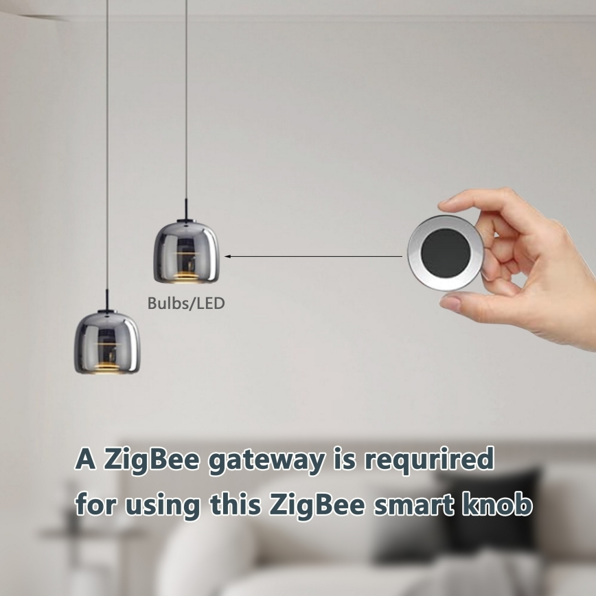 Immax NEO 07768L - Älykäs pyörivä himmennin 1xCR2032 Tuya