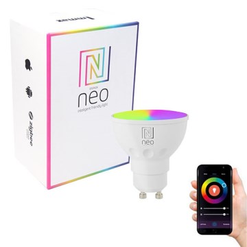 Immax NEO 07777L - LED RGB+CCT Himmennettävä lamppu GU10/4,8W/230V Tuya