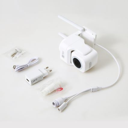 Immax NEO 07793L - Älykäs ulkokamera CUBE 4MP -anturilla 5V IP65 Wi-Fi Tuya