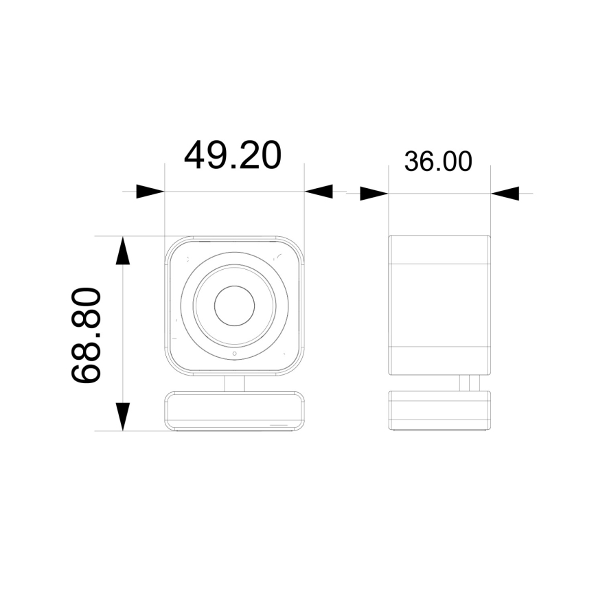 Immax NEO 07796L-Älykäs sisätila kamera anturilla LITTLE CUBE 3MP 5V Wi-Fi Tuya