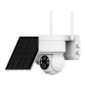 Immax NEO 07803L - Älykäs ulkokäyttöön tarkoitettu aurinkokamera SENTRY-anturin kanssa 6000 mAh Wi-Fi Tuya IP65