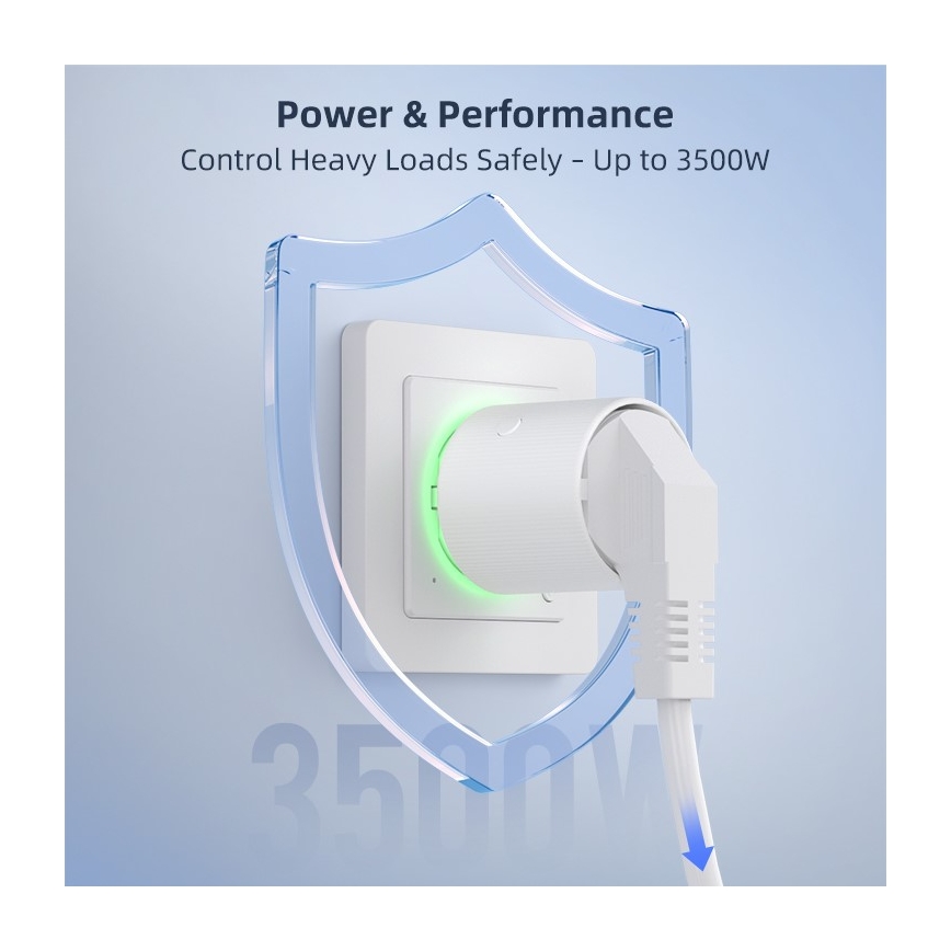Immax NEO 07813L - Älypistorasia F 3500W Wi-Fi