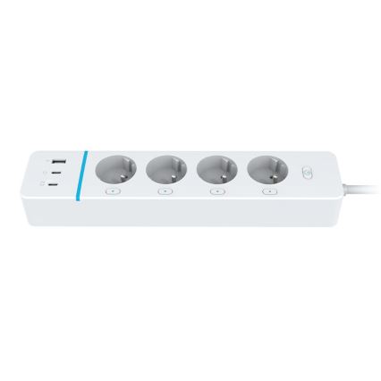 Immax NEO 07821L - Jatkojohto NEO LITE Smart 4AC+1xUSB+2xUSB-C Wi-Fi