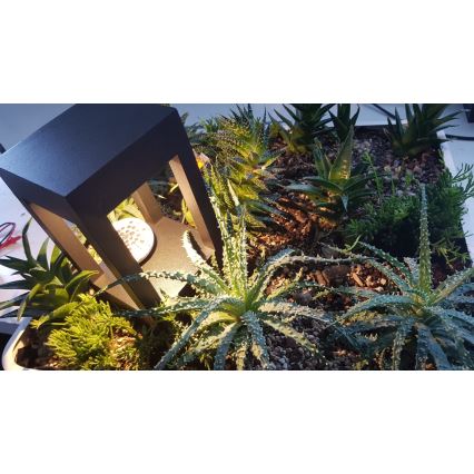 Immax NEO 07902L - LED RGB+CCT Himmennettävä ulko lamppu NEO LITE CUBE LED/10W/230V 2700-6500K IP67 Wi-Fi Tuya musta