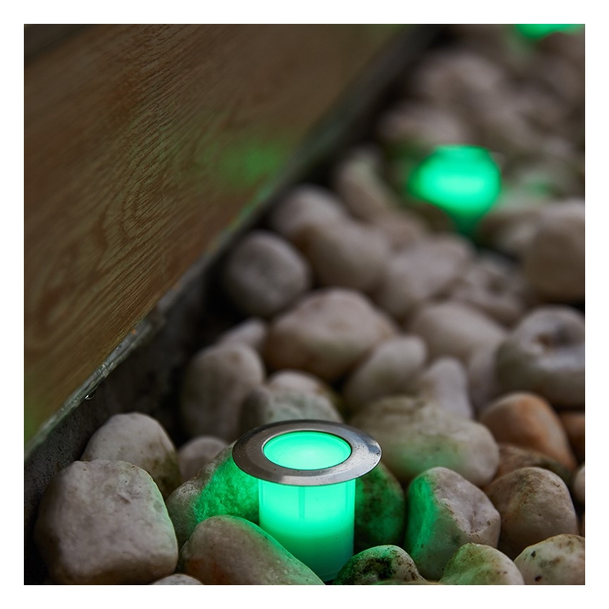 Immax NEO 07905L - LED RGB himmennettävä aurinkovalaisin ESTRELAS 8xLED/0,25W/5V IP65 Tuya 2200 mAh