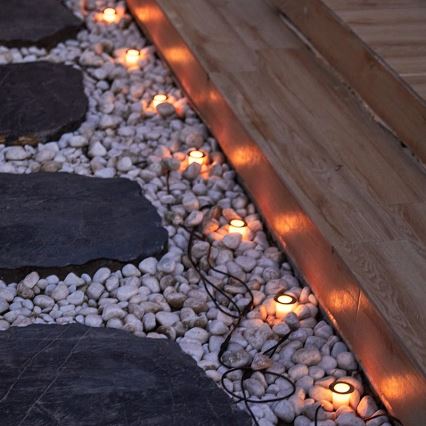 Immax NEO 07905L - LED RGB himmennettävä aurinkovalaisin ESTRELAS 8xLED/0,25W/5V IP65 Tuya 2200 mAh