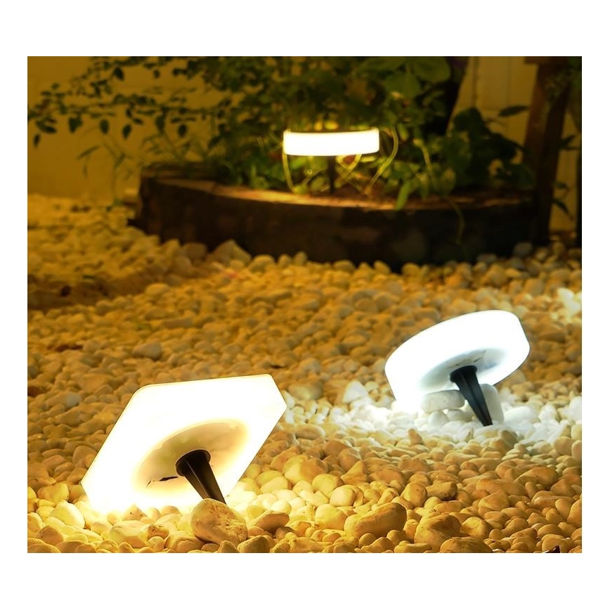 Immax NEO 07910L - LED RGB himmennettävä aurinkokäyttöinen valaisin sensorilla NEO LITE LED/1W/5V pyöreä IP54 Tuya 1300 mAh