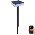 Immax NEO 07911L - LED RGB himmennettävä aurinkovalaisin sensorilla NEO LITE LED/1W/5V kulmikas IP54 Tuya 1300 mAh