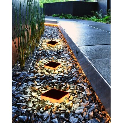 Immax NEO 07911L - LED RGB himmennettävä aurinkovalaisin sensorilla NEO LITE LED/1W/5V kulmikas IP54 Tuya 1300 mAh