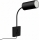 Immax NEO 08295L - Seinävalaisin USB-liitännällä PUNTO 1xGU10/9W/230V musta