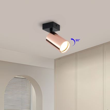 Immax NEO 08301L - Kohdevalaisin PUNTO 1xGU10/9W/230V ruusukulta