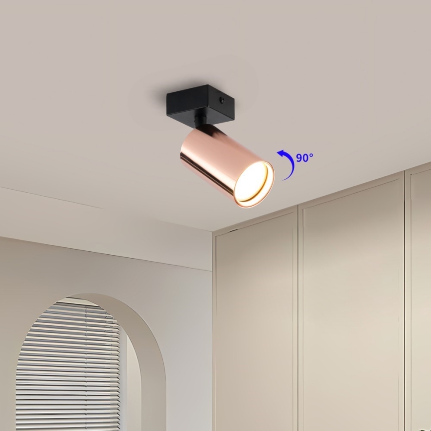 Immax NEO 08301L - Kohdevalaisin PUNTO 1xGU10/9W/230V ruusukulta