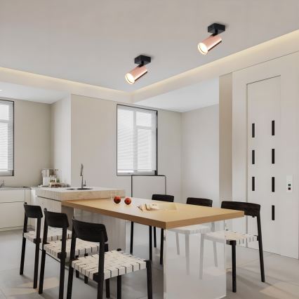 Immax NEO 08301L - Kohdevalaisin PUNTO 1xGU10/9W/230V ruusukulta