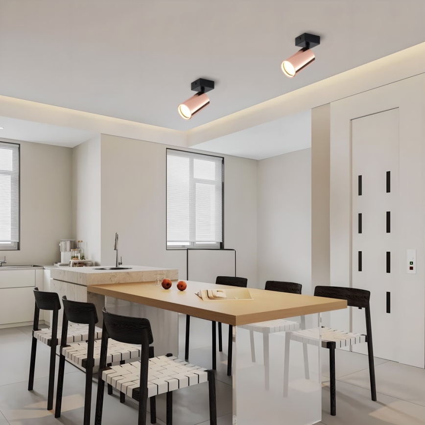 Immax NEO 08301L - Kohdevalaisin PUNTO 1xGU10/9W/230V ruusukulta