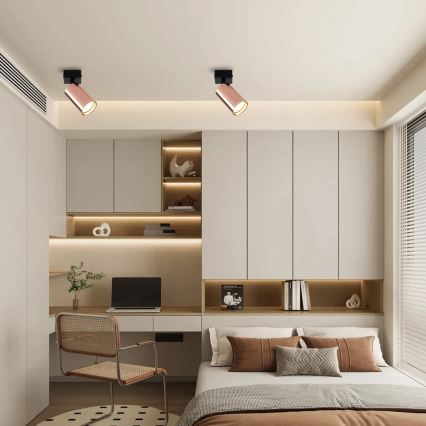Immax NEO 08301L - Kohdevalaisin PUNTO 1xGU10/9W/230V ruusukulta