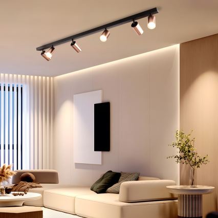 Immax NEO 08305L - Kohdevalaisin PUNTO 6xGU10/9W/230V ruusukulta
