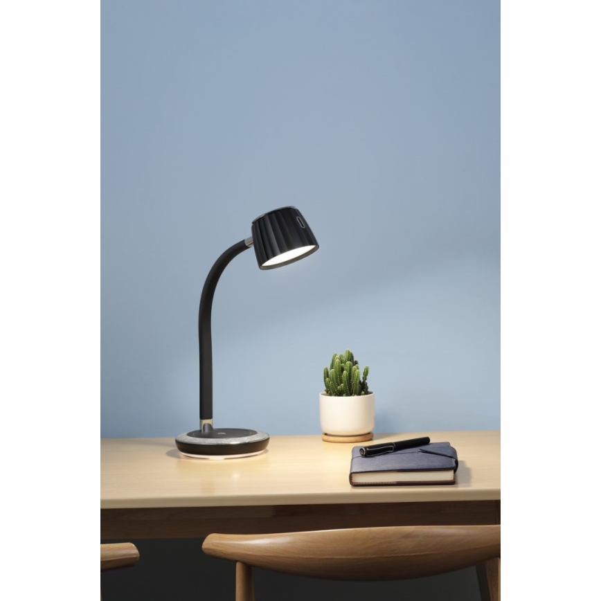 Immax NEO 08996L - Himmennettävä LED-pöytävalaisin langattomalla latauksella PERLA LED/1,5W + LED/6W/230V 3800-4300K