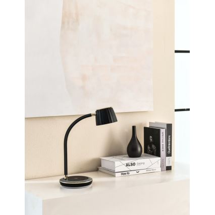 Immax NEO 08996L - Himmennettävä LED-pöytävalaisin langattomalla latauksella PERLA LED/1,5W + LED/6W/230V 3800-4300K