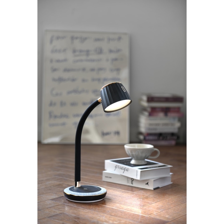 Immax NEO 08996L - Himmennettävä LED-pöytävalaisin langattomalla latauksella PERLA LED/1,5W + LED/6W/230V 3800-4300K