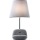 Immax NEO 09109L - himmennettävä LED-pöytälamppu langattomalla Qi-latauksella SOFA LED/6W/230V harmaa