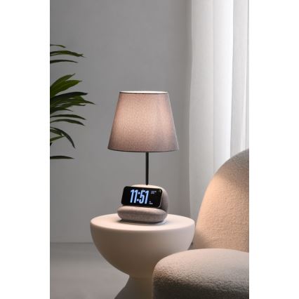 Immax NEO 09109L - himmennettävä LED-pöytälamppu langattomalla Qi-latauksella SOFA LED/6W/230V harmaa