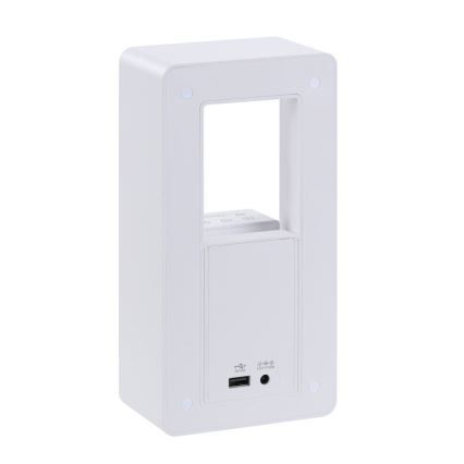 Immax NEO 09113L - LED-pöytälamppu herätyskellolla ja latauksella CALM LED/3,5W/5V